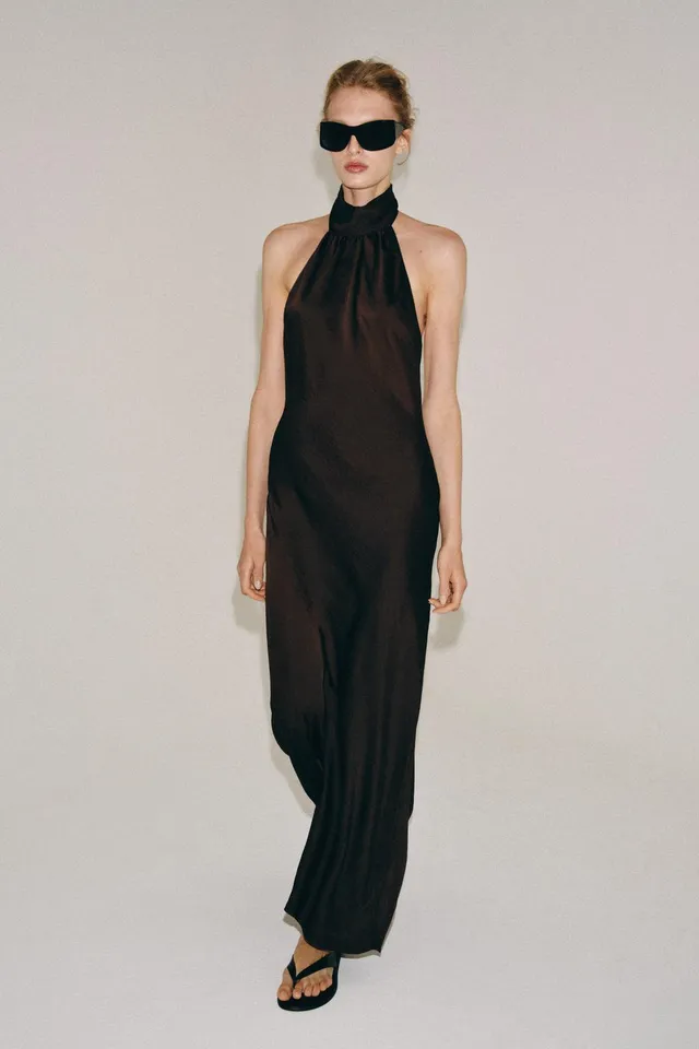 ZW COLLECTION HALTER NECK LONG DRESS – image 5