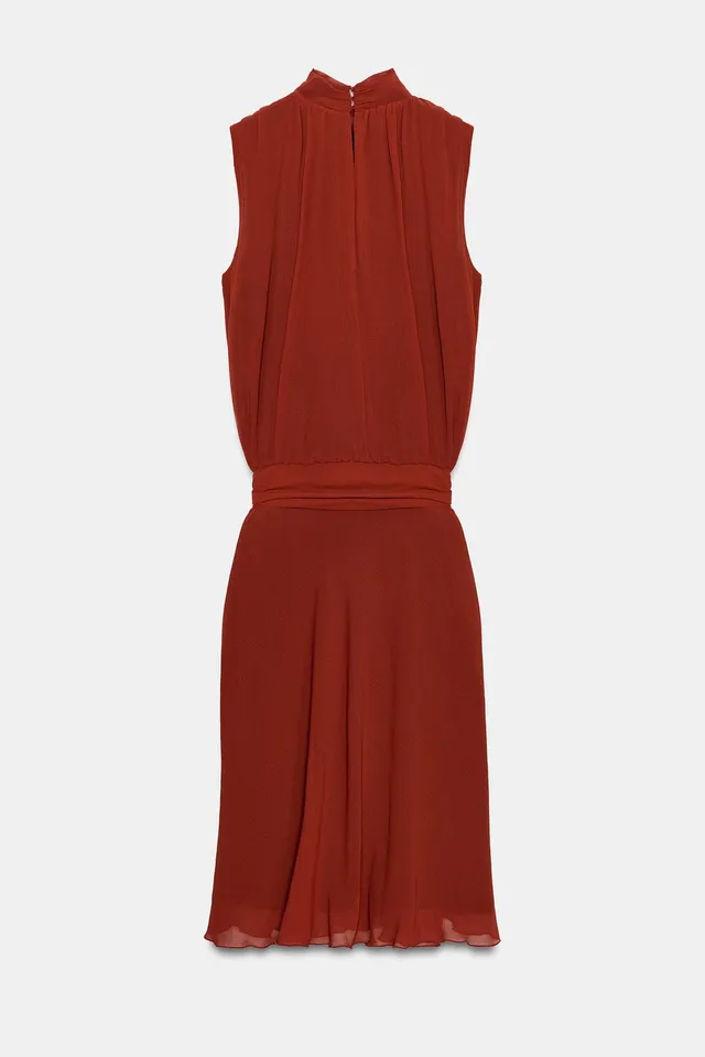 MIDI DRESS WITH KNOT – image 8