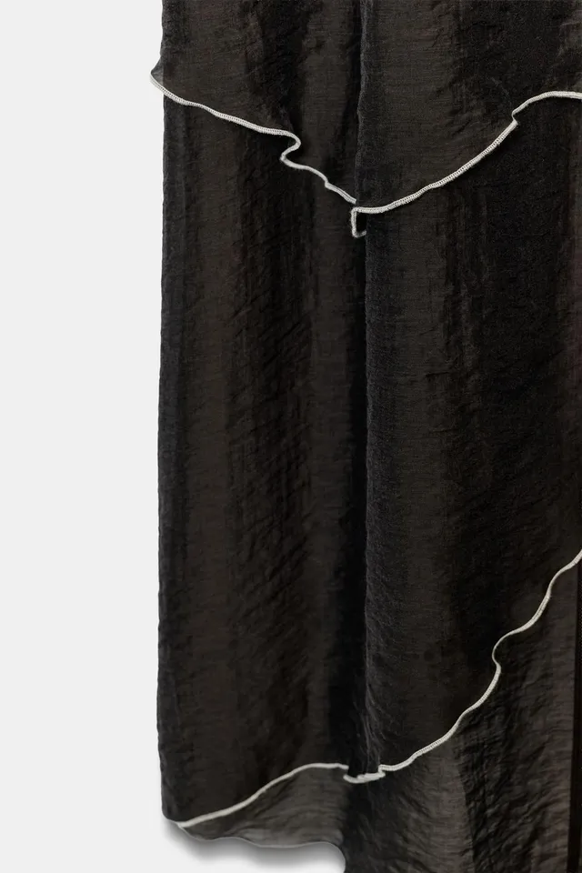 RUFFLED MIDI DRESS – image 11