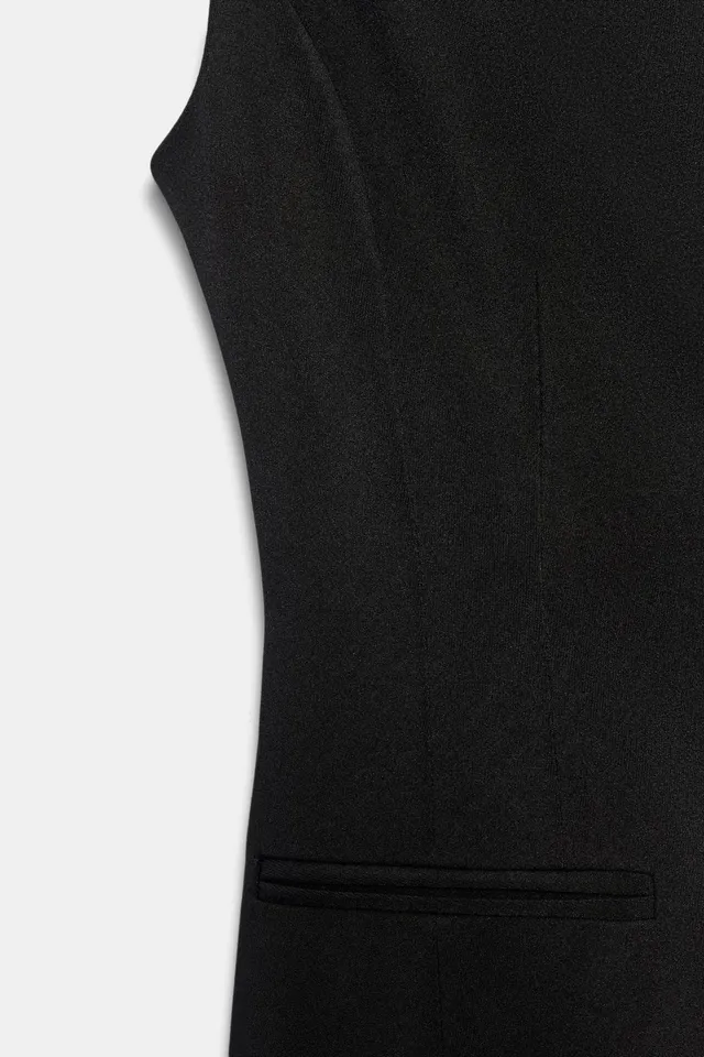 MIDI DRESS WITH SLEEVELESS DESIGN – image 8