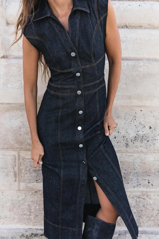 Z1975 MIDI DENIM DRESS – image 4