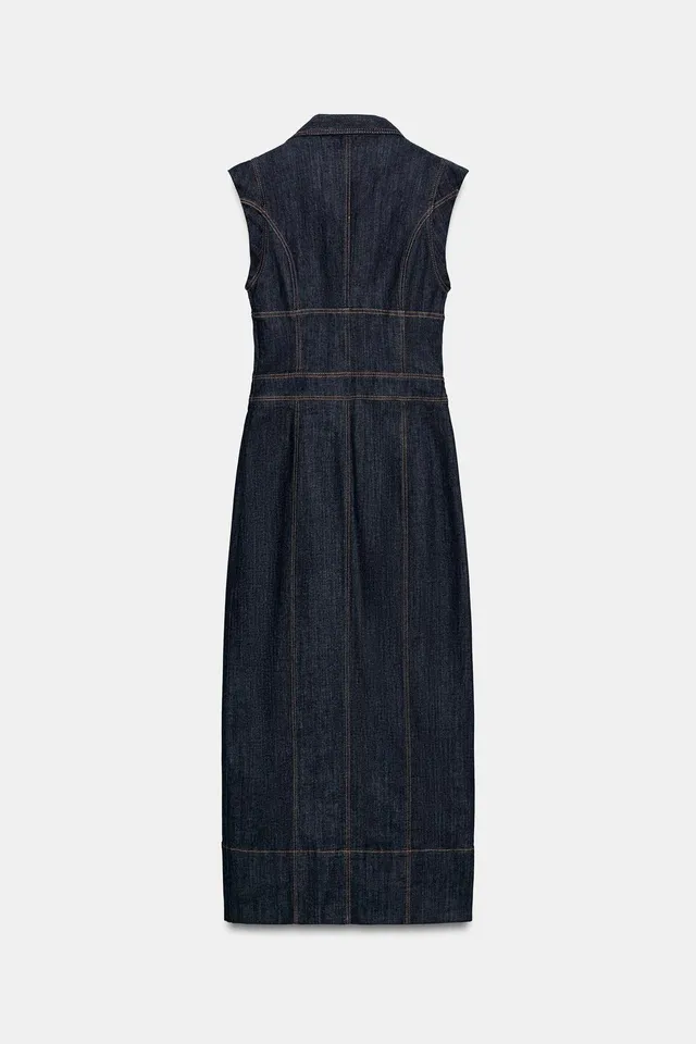 Z1975 MIDI DENIM DRESS – image 7