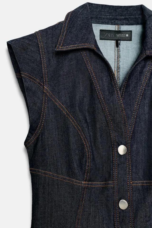 Z1975 MIDI DENIM DRESS – image 8