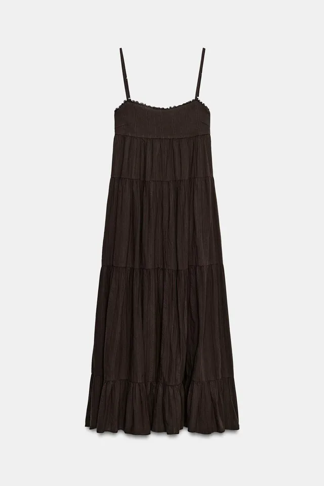 PANELLED LONG DRESS – image 7
