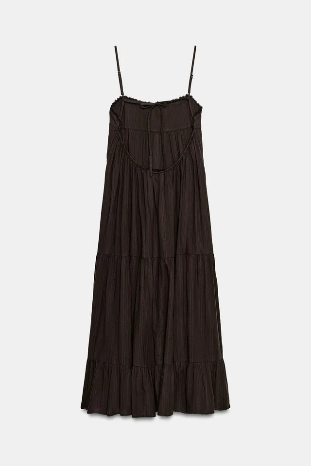 PANELLED LONG DRESS – image 8