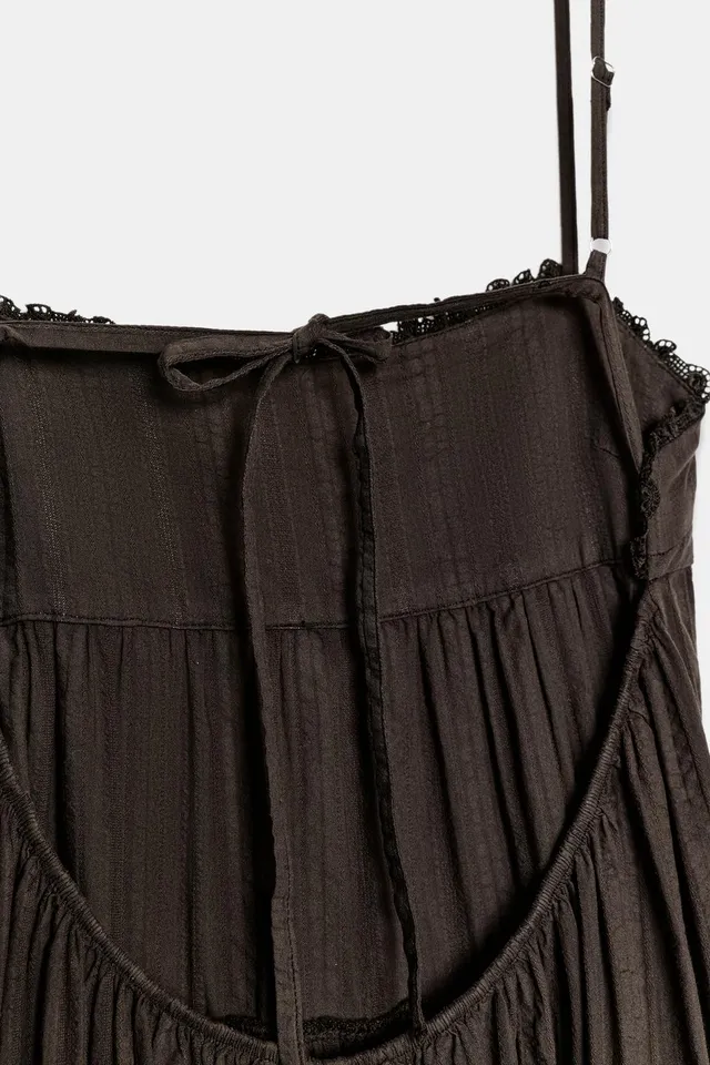 PANELLED LONG DRESS – image 9