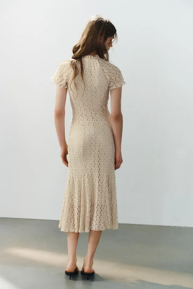 LACE MIDI DRESS – image 4