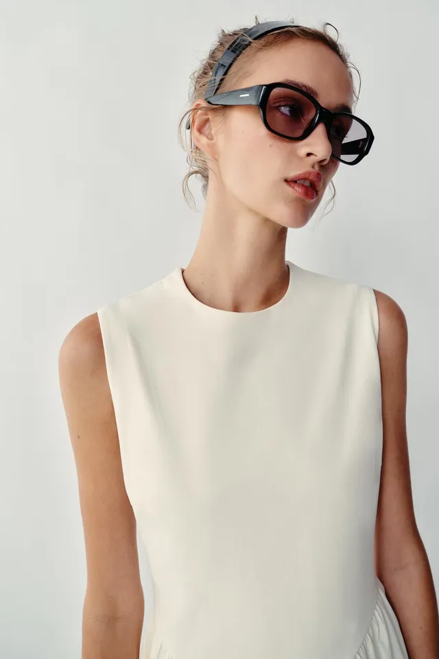 COMBINED MIDI DRESS – image 3
