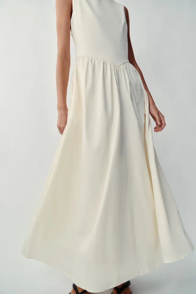 COMBINED MIDI DRESS – image 4