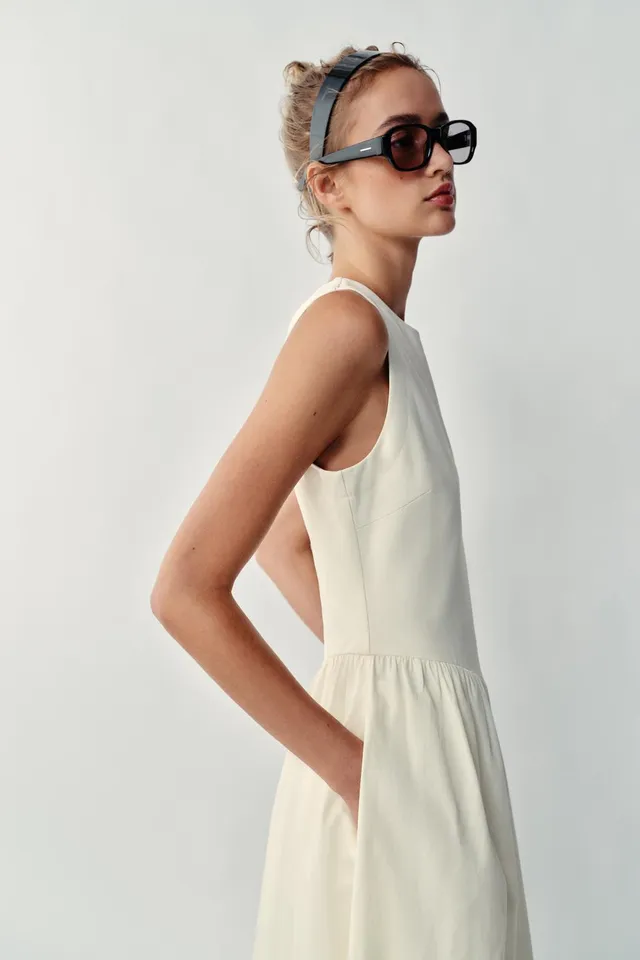 COMBINED MIDI DRESS – image 6