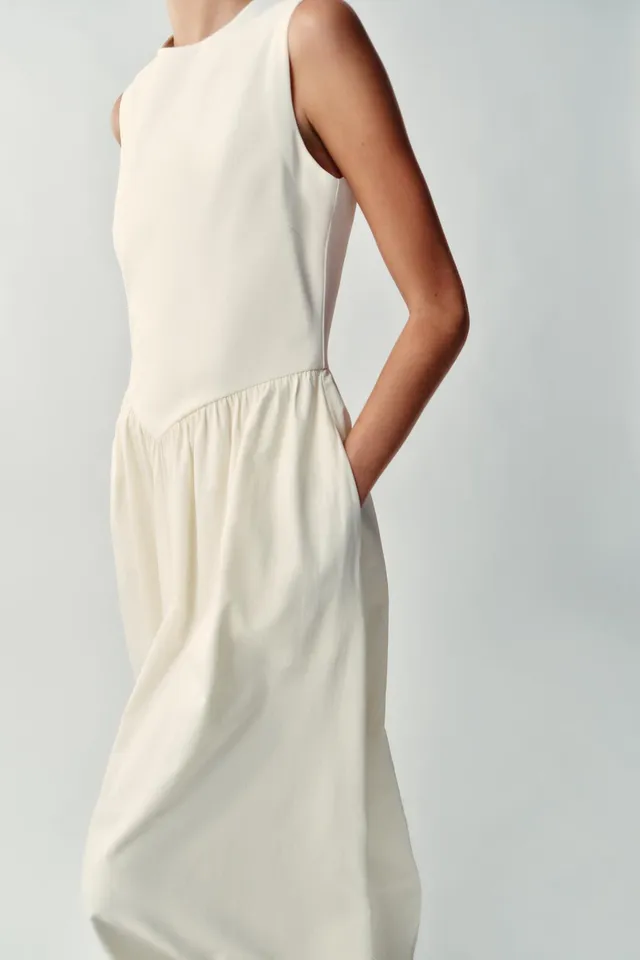 COMBINED MIDI DRESS – image 7