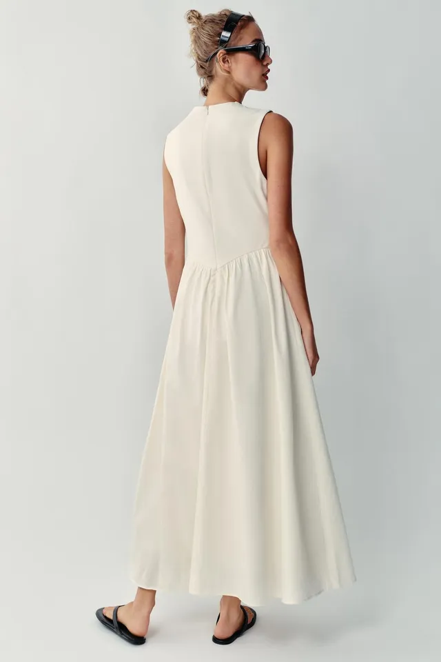 COMBINED MIDI DRESS – image 8