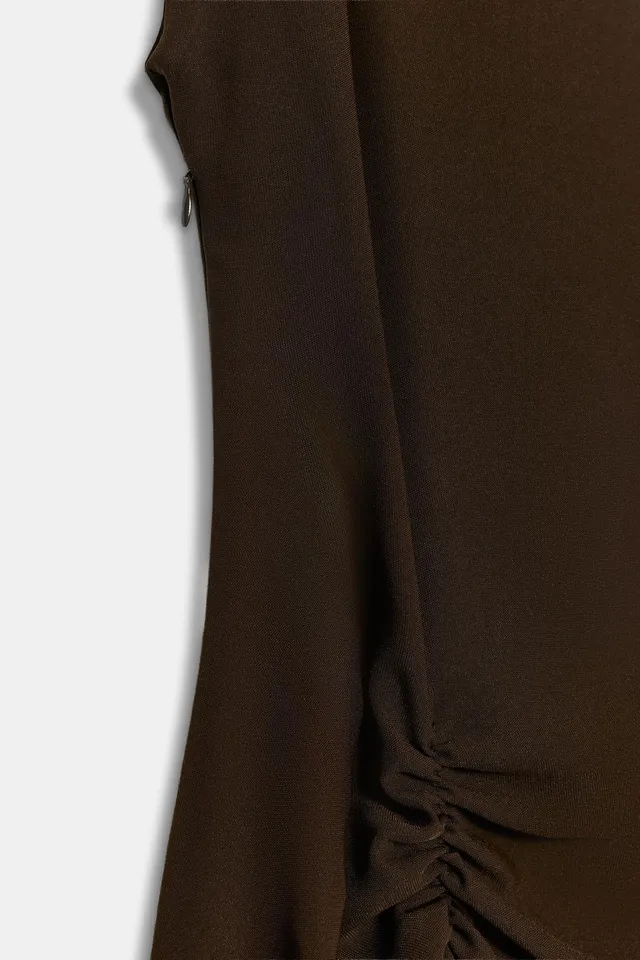 ASYMMETRIC MIDI DRESS – image 9