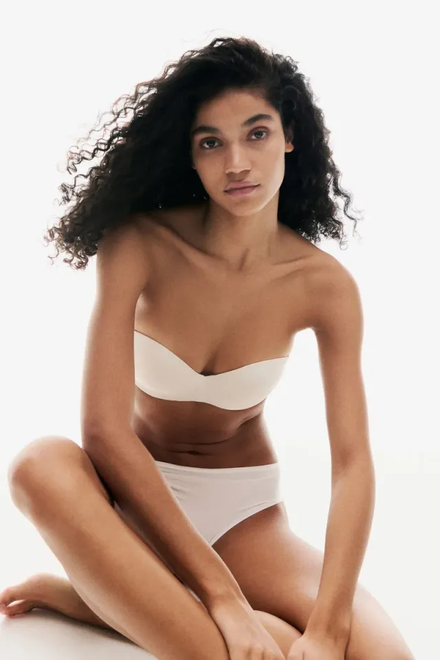 Microfibre Padded Balconette Bra – image 4