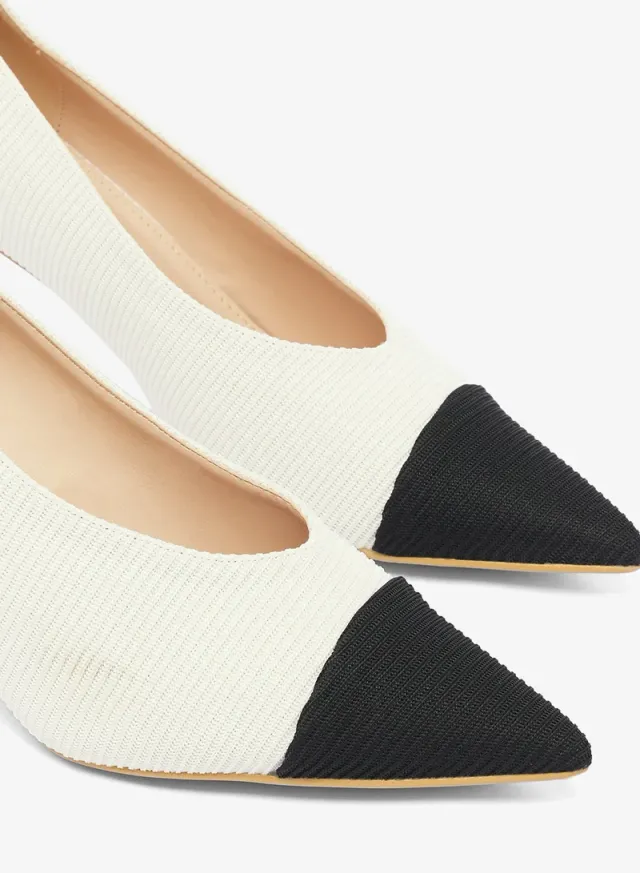 Pointed Toe Mid Heel Pumps – image 4