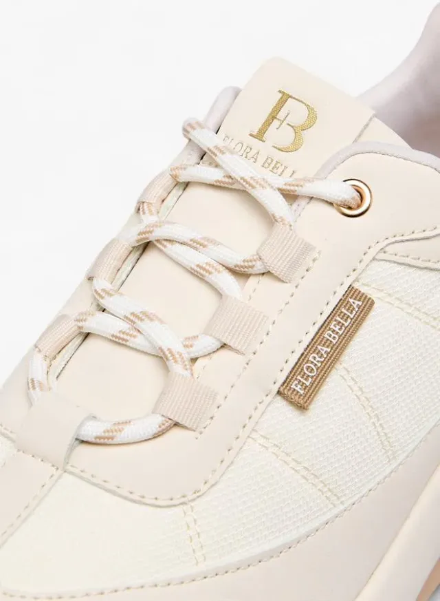 Women Panelled Lace-Up Sneakers – image 4