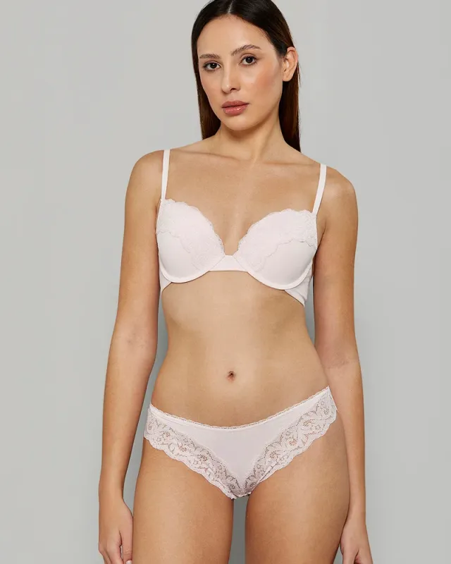 Isla & Evie Ribbed Push Up Bra – image 5