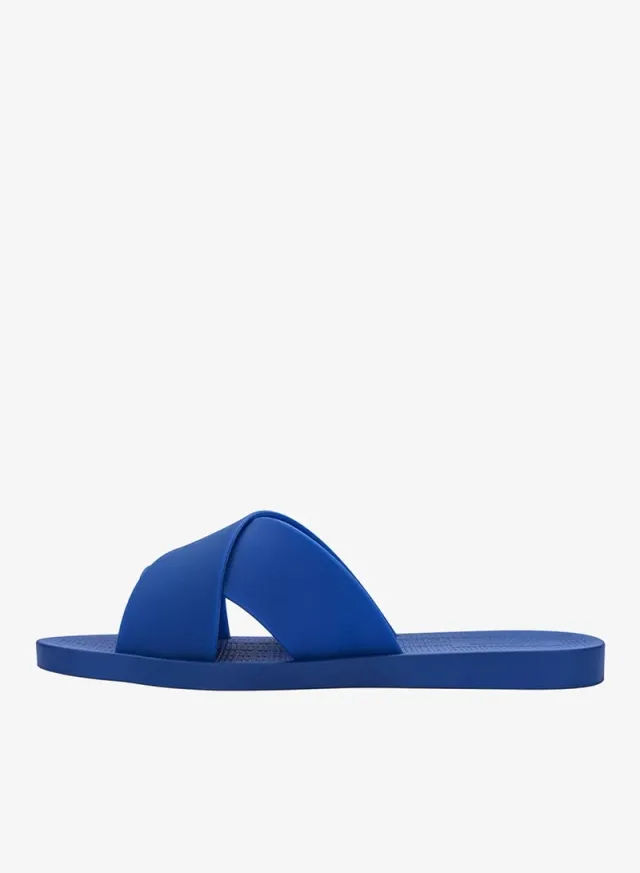 Melissa Sun City Walk Women's Blue Open Toe Slides – image 2