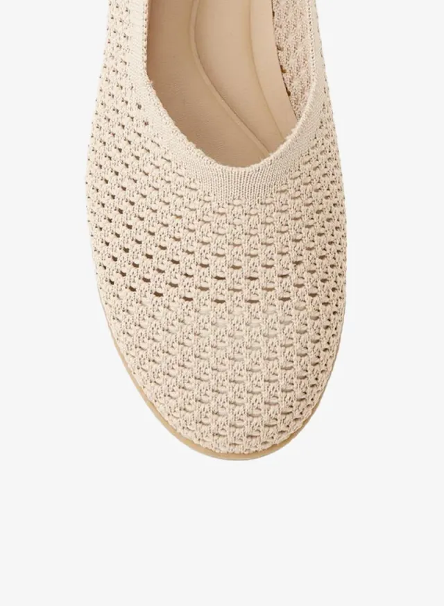 Women's Textured Knit Ballerinas – image 5