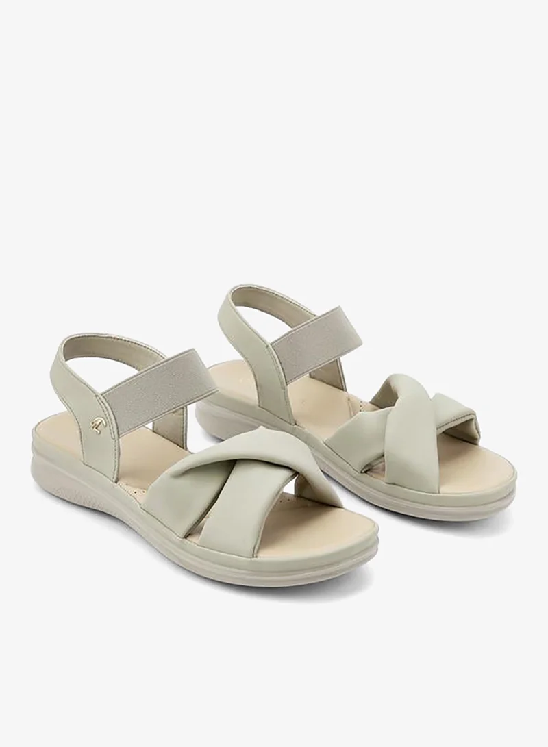 Women Cross Strap Comfort Sandals