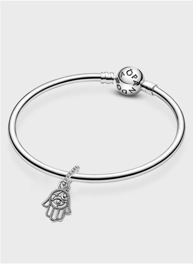 Sterling Silver Hamsa Hand Dangle Charm for Pandora Bracelets – image 5