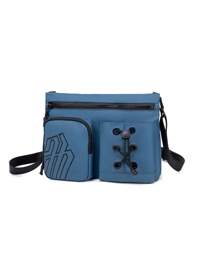 Premium Water Resistant Crossbody Sling Bag Blue
