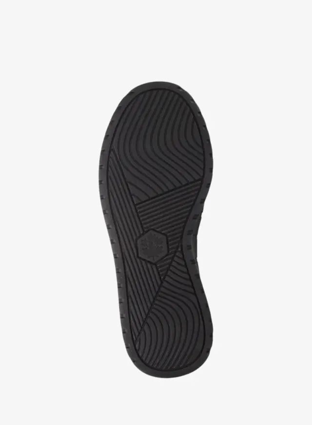 Women's Panelled Lace-Up Sneakers Black – image 5