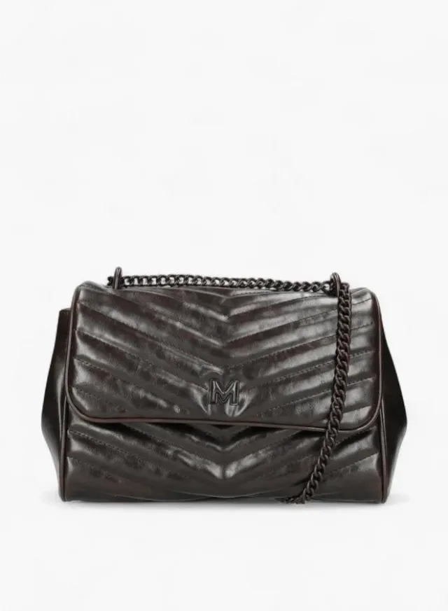 Textured Chain Shoulder Bag – image 2