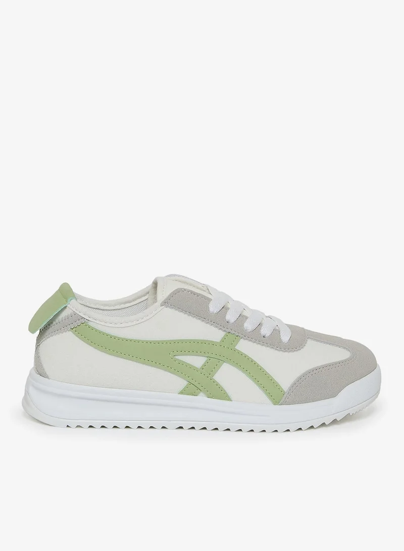 GEOOMNII Women's Lightweight Breathable Sports Shoes Green