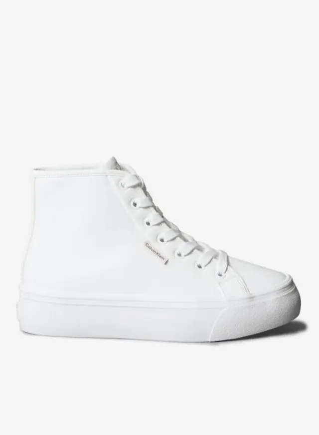 Leather Platform High-Tops