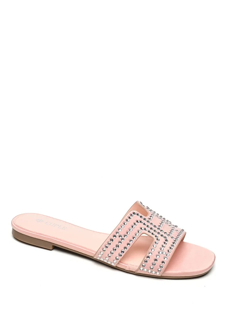 Women's Embellished Slip-On Sandals