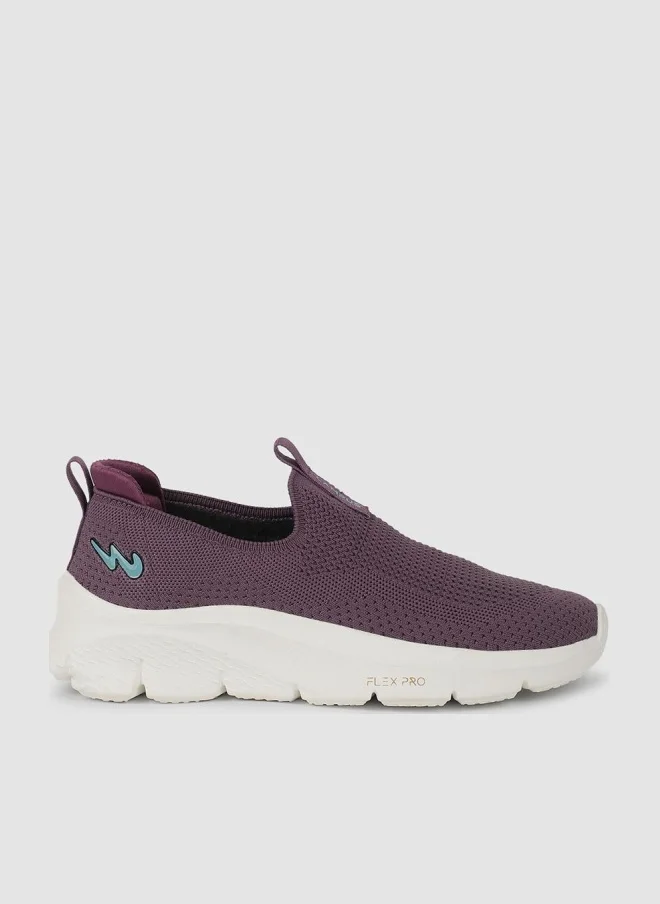Women's Lightweight Slip-On Walking Shoes Dark Magenta