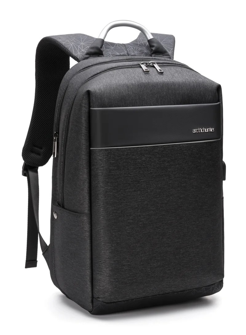 15.6" Slim Laptop Backpack with USB Charging Port Black