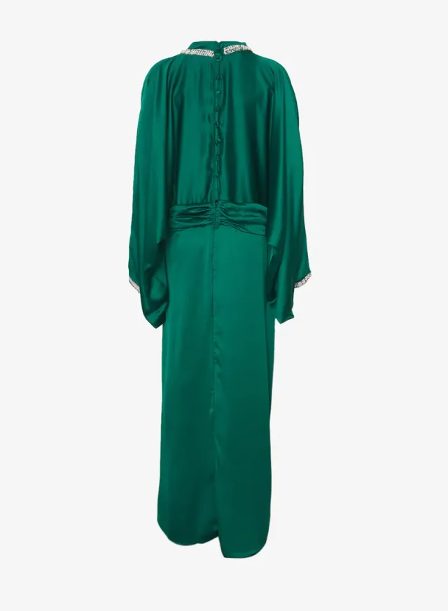 Embellished Draped Plus Size Dress – image 2