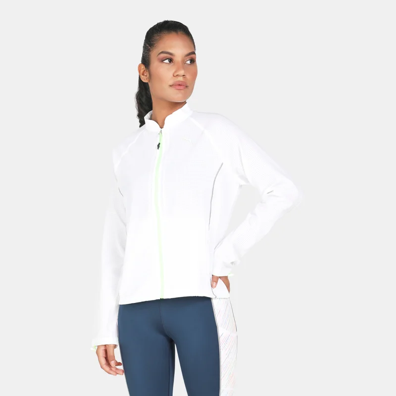 Women's Woven Ultra Running Jacket White