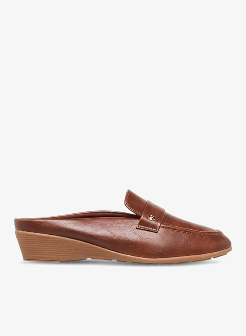 Women's Slip-On Mules Brown