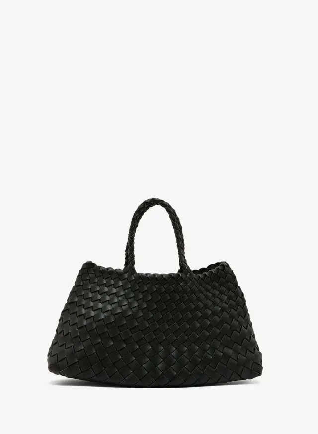 Woven Textured Detail Tote Bag