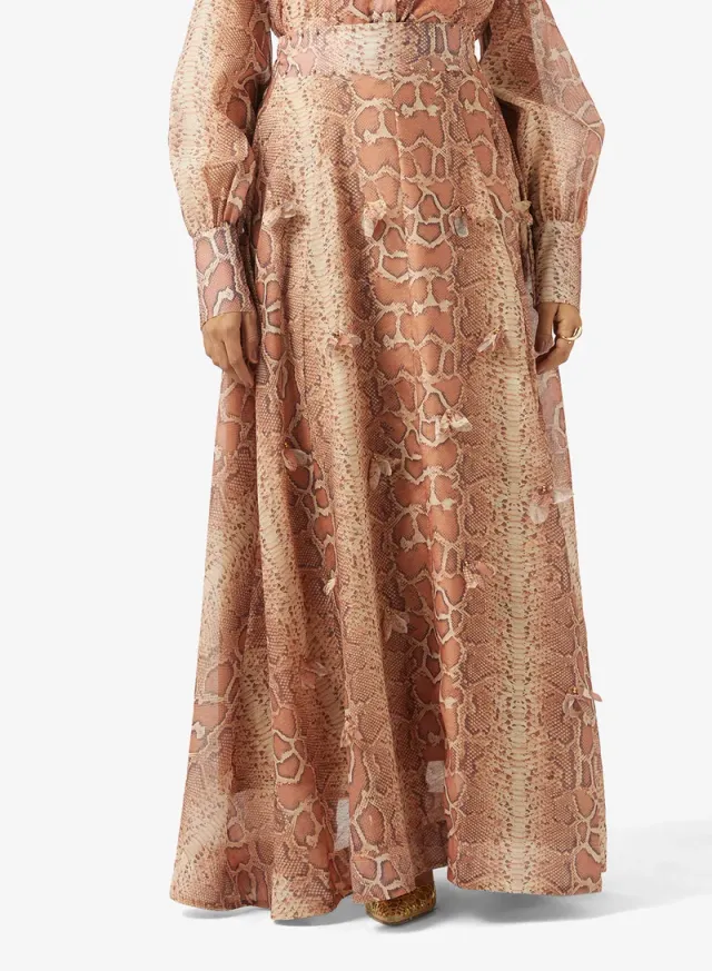 Printed Top & Skirt Set Pastel Pink – image 4