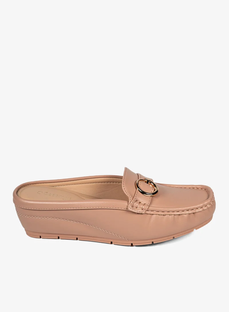 Geoomnii Women's Slip-On Ballet Flats Pink