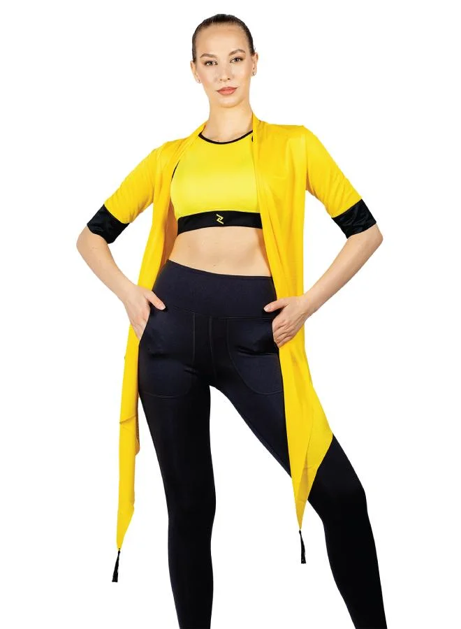 Women's Waterfall Shrug Yellow