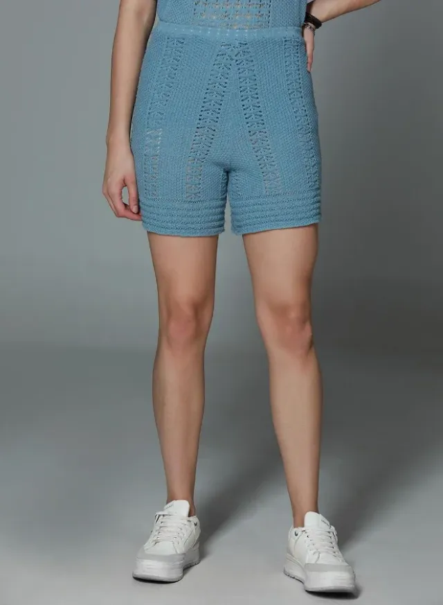 Women's Regular Fit Co-ord Blue – image 7