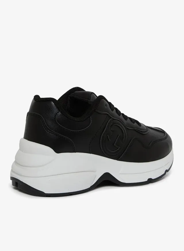 Beige Women's Lace-Up Sneakers with Breathable Mesh and Cushioned Insole – image 2