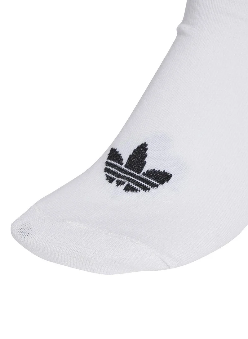 جوارب لاينر adidas Originals عبوة من 3 قطع أبيض