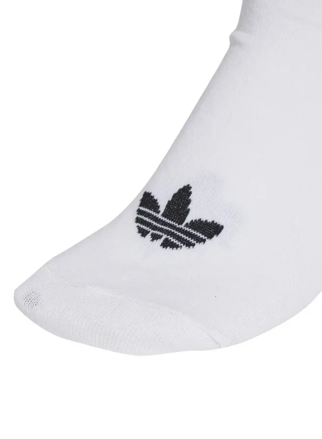 جوارب لاينر adidas Originals عبوة من 3 قطع أبيض – صورة 3