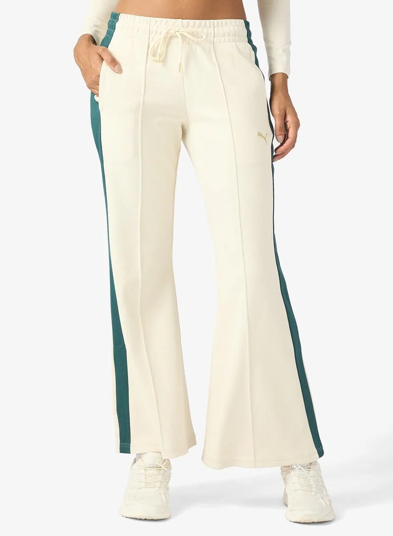 T7 Flared Pants Cream