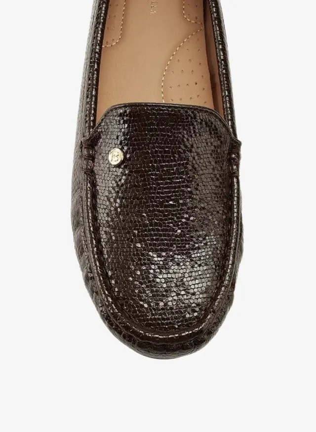 Textured Slip-On Moccasins – image 4