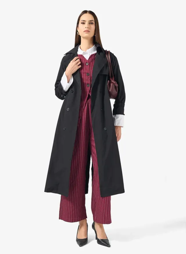 Pinstripe Vest and Pants Set – image 5
