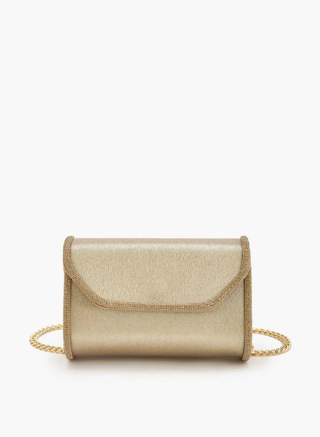 Flora Bella Embellished Crossbody Bag Pale Beige