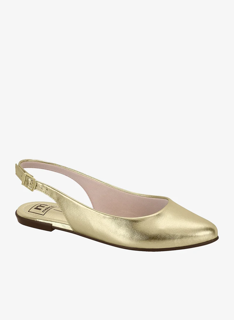 Women's Classic Low Heel Slingback Pumps Mustard Yellow