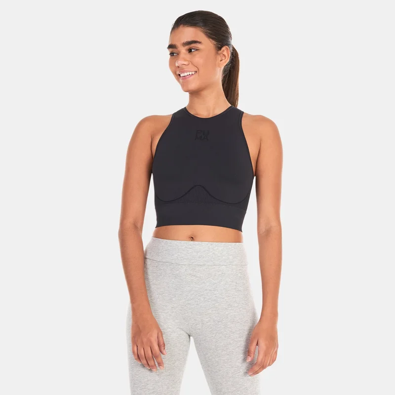 Women's Infuse evoKNIT Crop Top Black